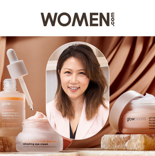 glowoasis vegan probiotic skincare founder Vera Oh featured in women.com