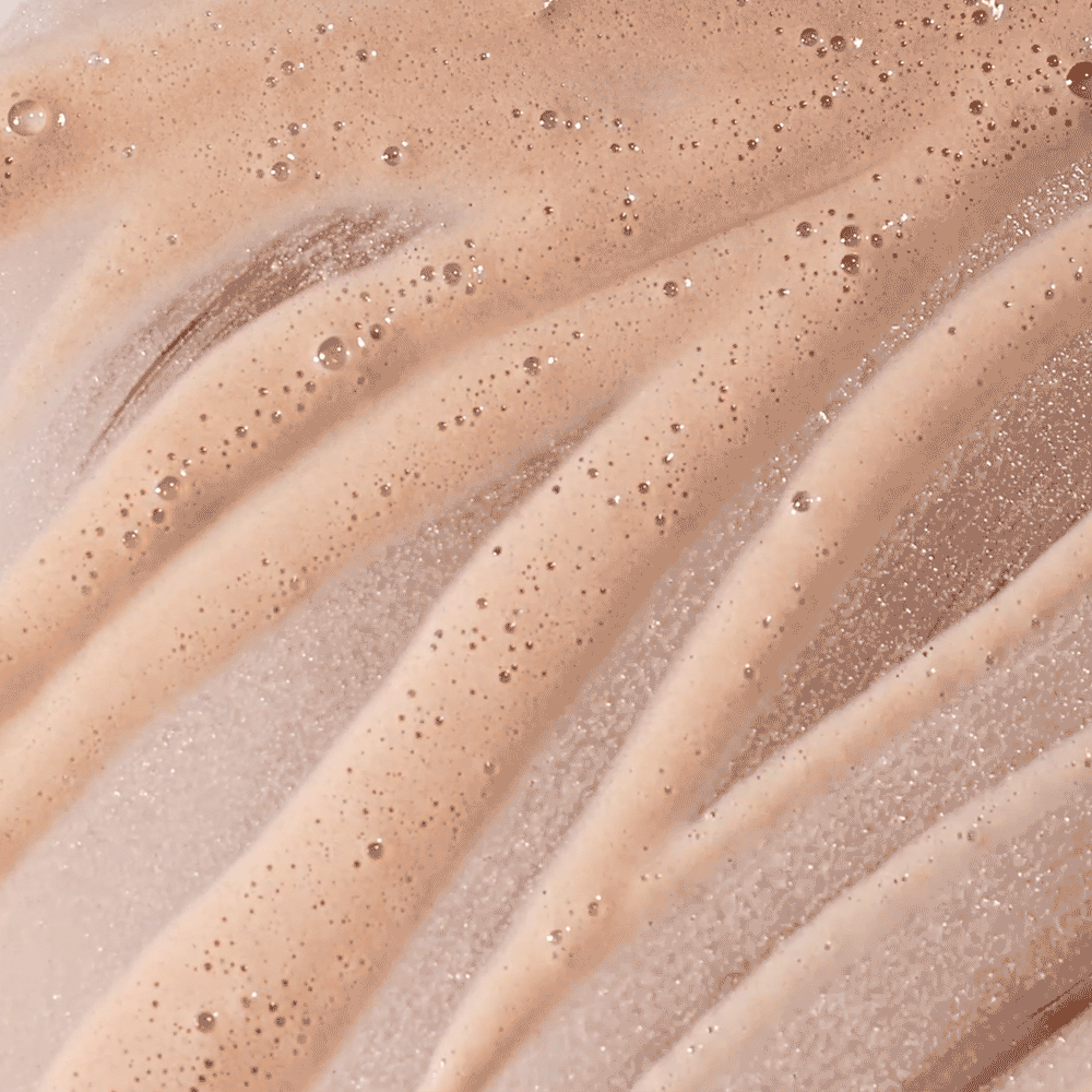 glowoasis vegan probiotics + papaya enzyme exfoliating powder transformative texture.