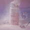 glowoasis vegan probiotics + papaya enzyme exfoliator’s powder falling down onto its sustainable skincare packaging.
