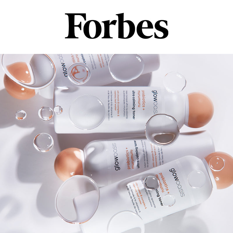 probiotics + murumuru ultra calming toner featured on Forbes