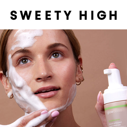 glowoasis cloudcleanse cloud-whipped foam cleanser featured on Sweety High
